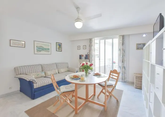 Lejlighed Palm Royal - For 4 With Balcony - 5 Minutes From The Antibes